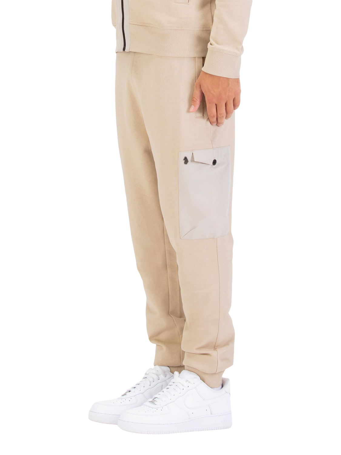 Product image 3 of 4, which shows LUKE 1977 Ealing 1000 Cotton Joggers, Stone, S