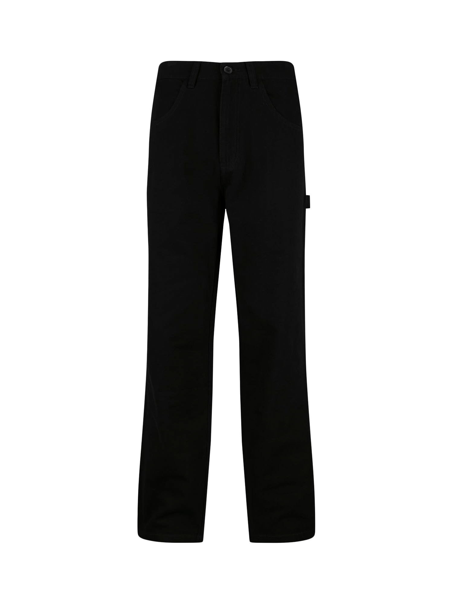 Product image 5 of 8, which shows LUKE 1977 Harlech Carpenter Cotton Trousers, Black, 28R