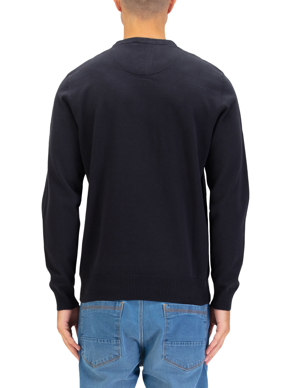 Product image 2 of 6, which shows LUKE 1977 Gerard 3 Knitted Jumper, Black, S