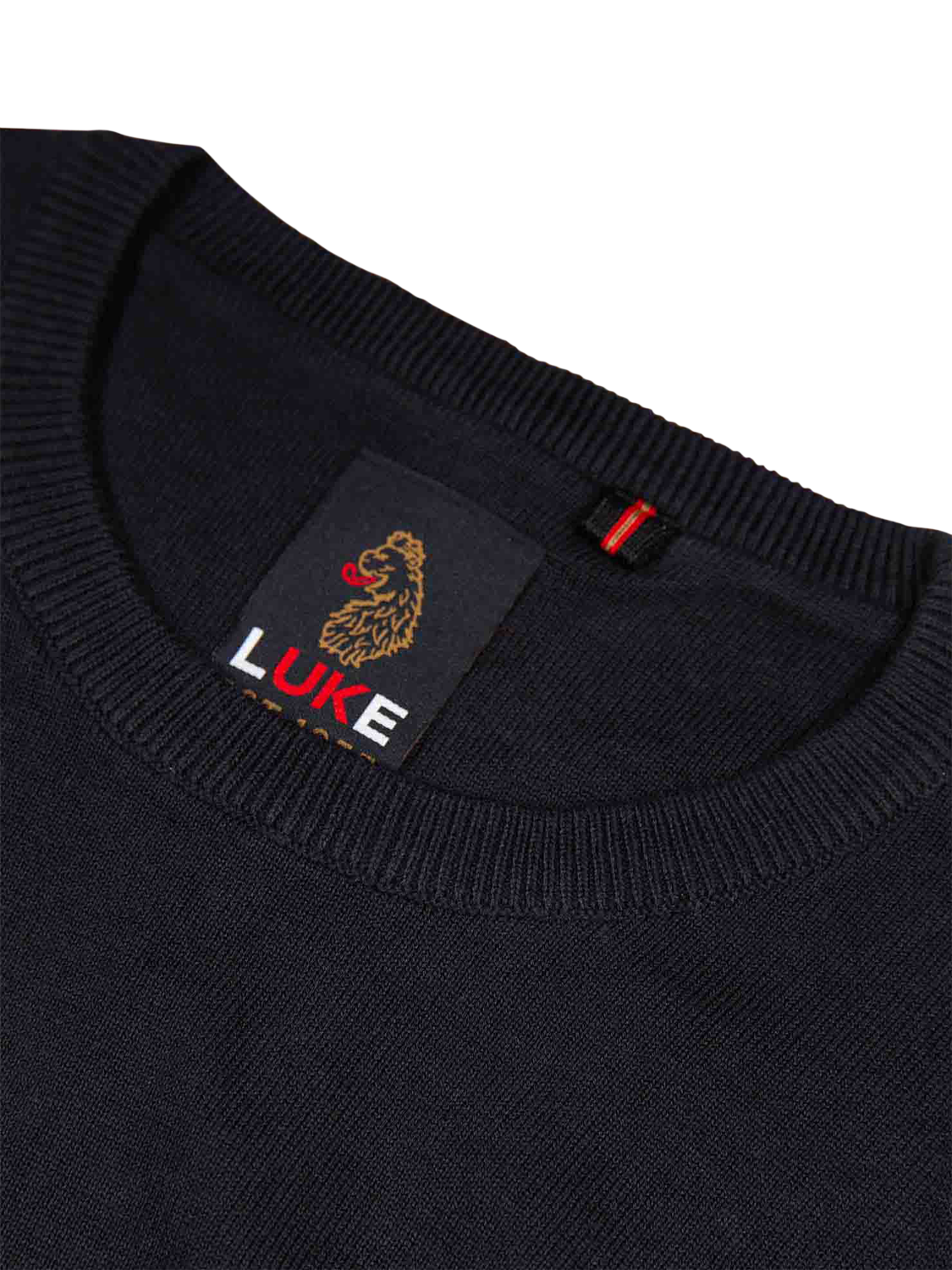 Product image 6 of 6, which shows LUKE 1977 Gerard 3 Knitted Jumper, Black, S