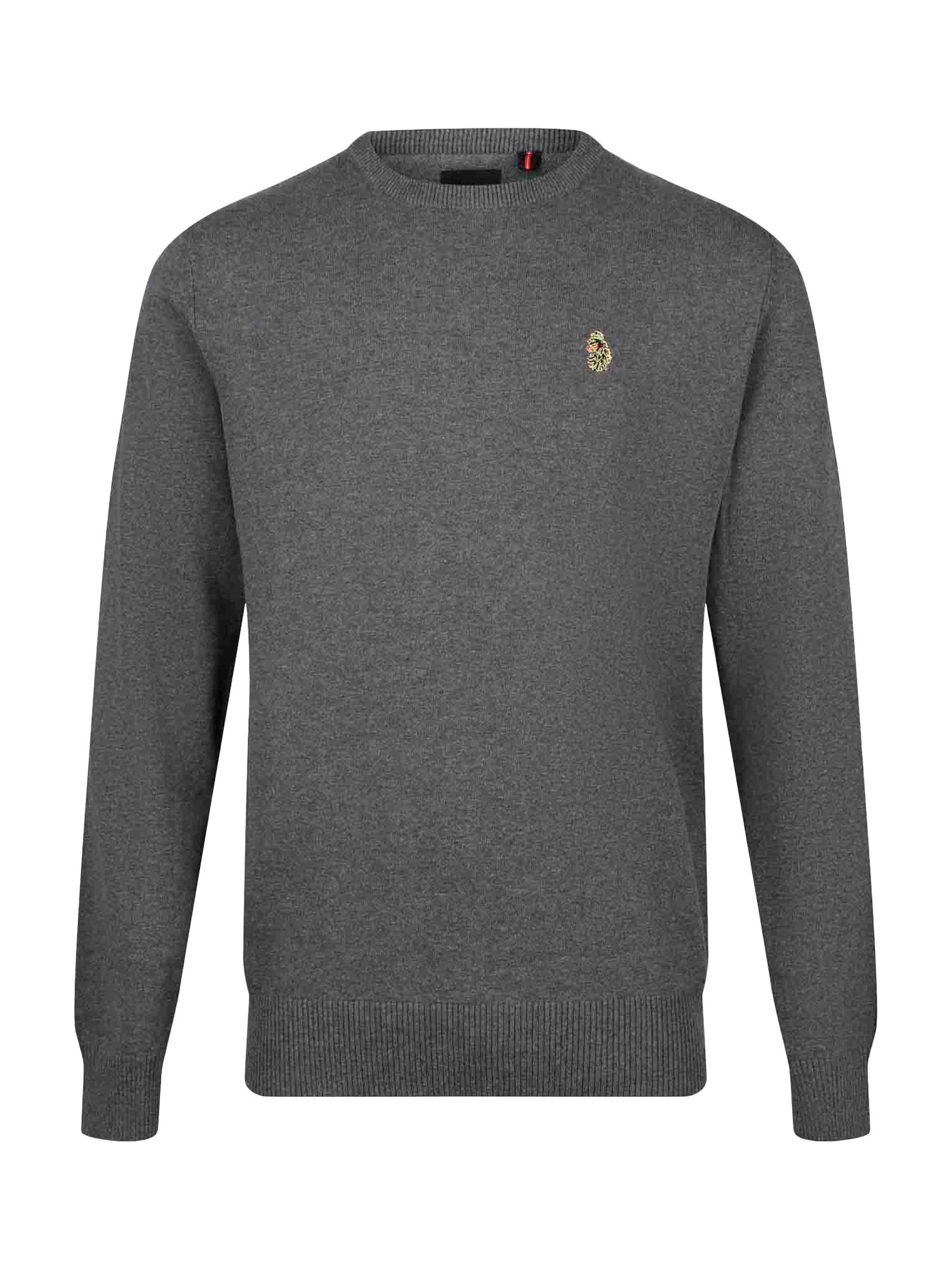 Product image 4 of 6, which shows LUKE 1977 Gerard 3 Knitted Jumper, Charcoal, S