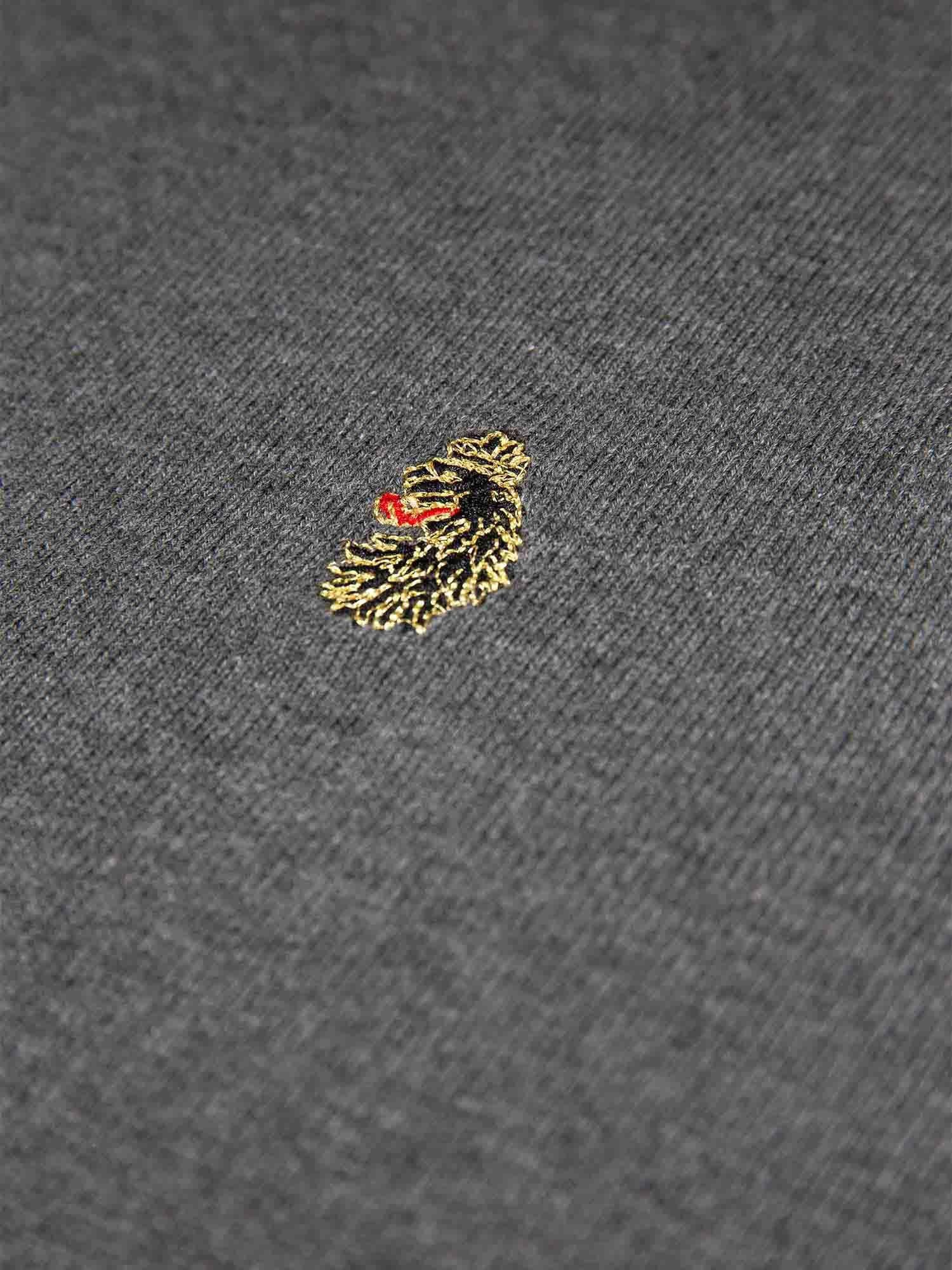 Product image 6 of 6, which shows LUKE 1977 Gerard 3 Knitted Jumper, Charcoal, S