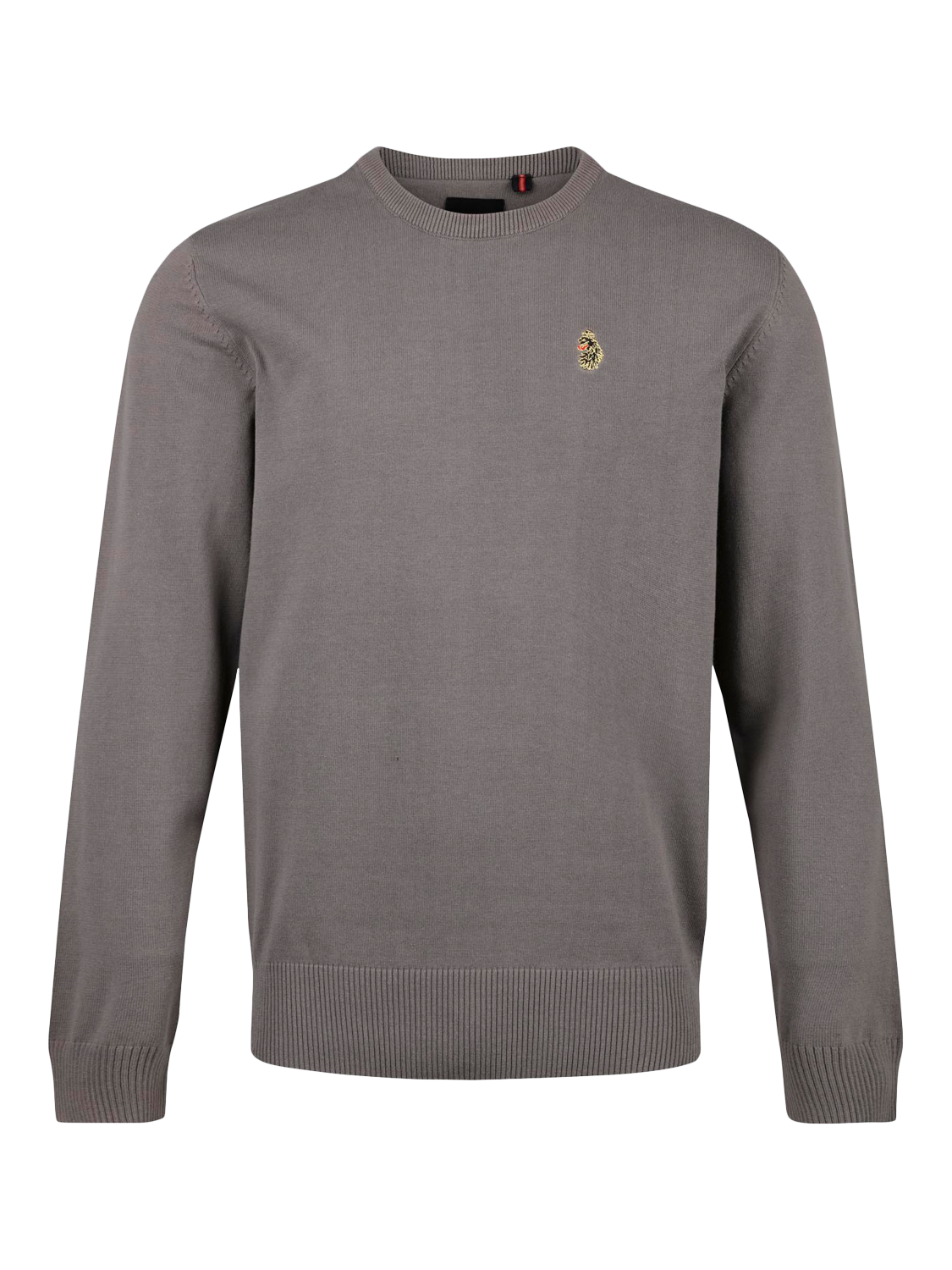 Product image 4 of 5, which shows LUKE 1977 Gerard 3 Knitted Jumper, Concrete, S