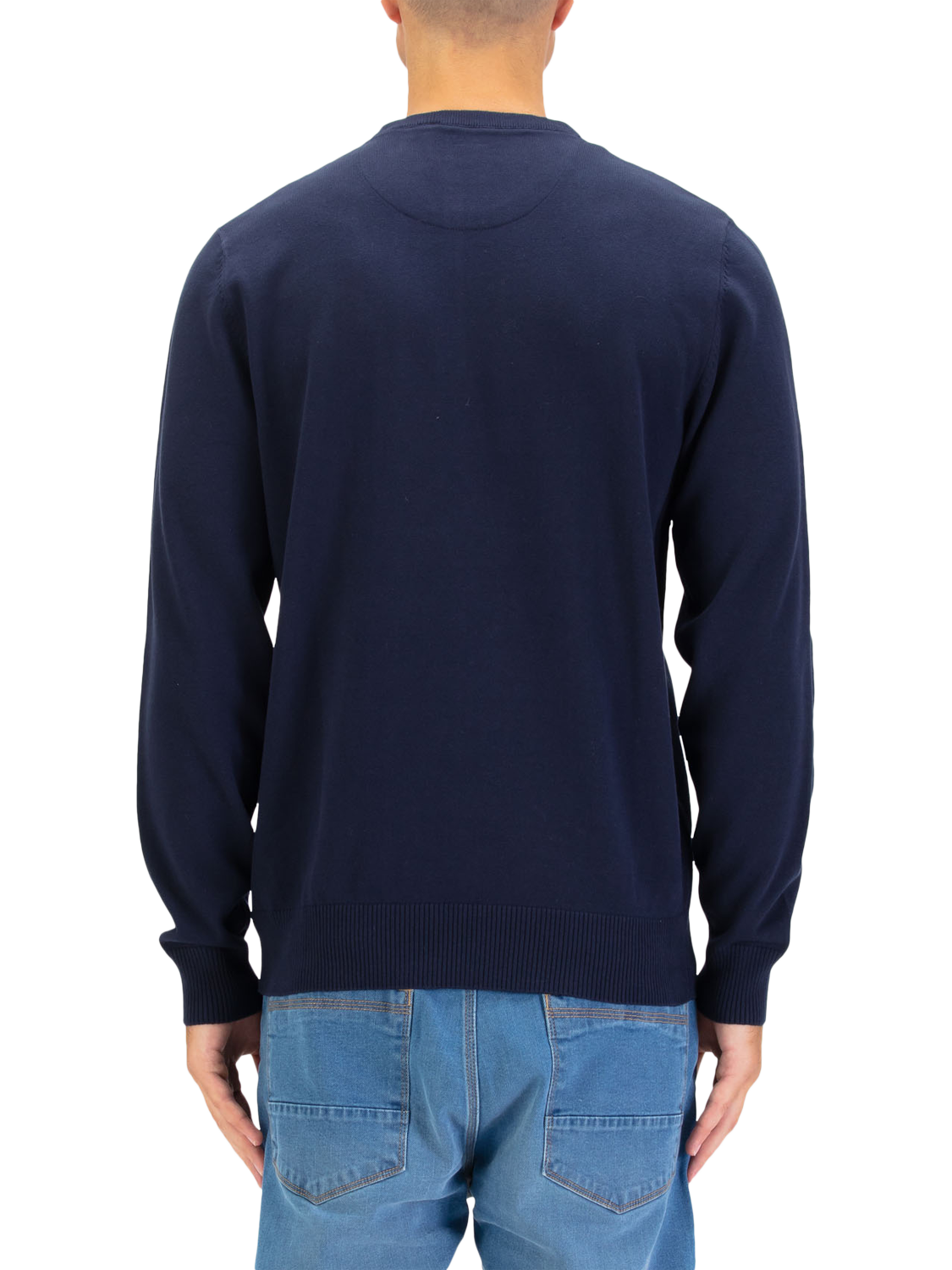 Product image 2 of 6, which shows LUKE 1977 Gerard 3 Knitted Jumper, Dark Navy, S