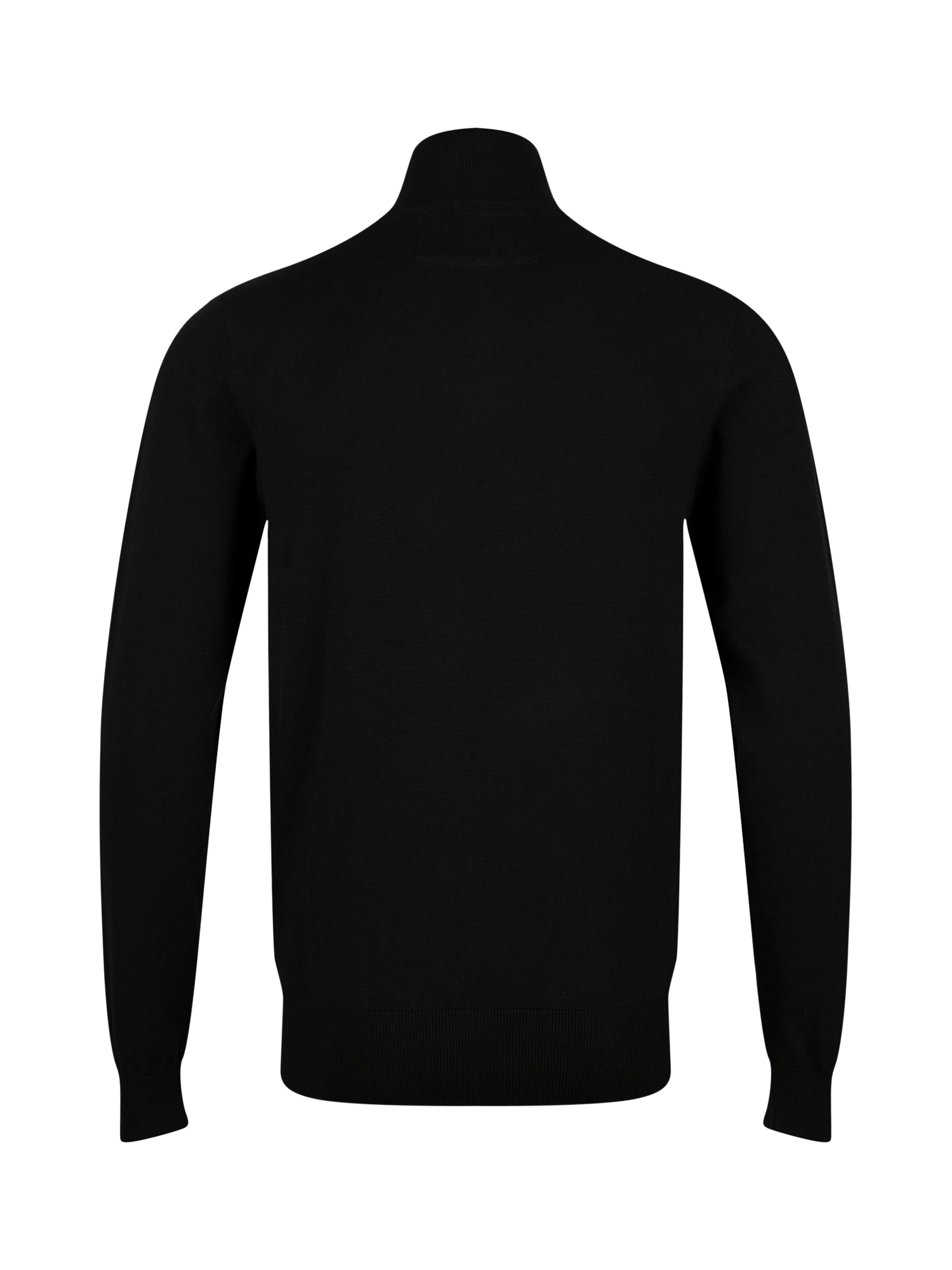 Product image 5 of 6, which shows LUKE 1977 Half Zip Cotton Jumper, Black, S