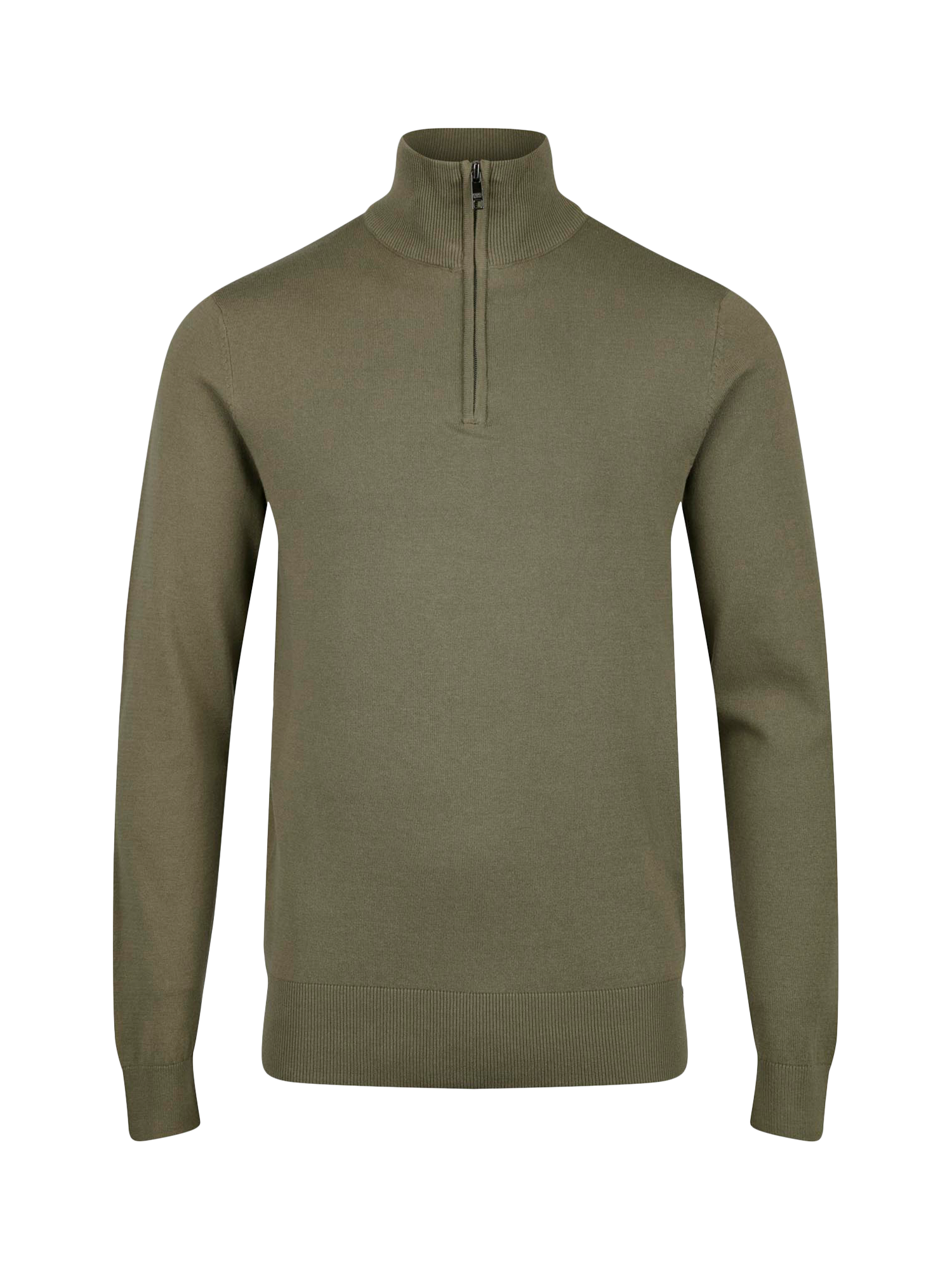 Product image 4 of 6, which shows LUKE 1977 Half Zip Cotton Jumper, Clover, S