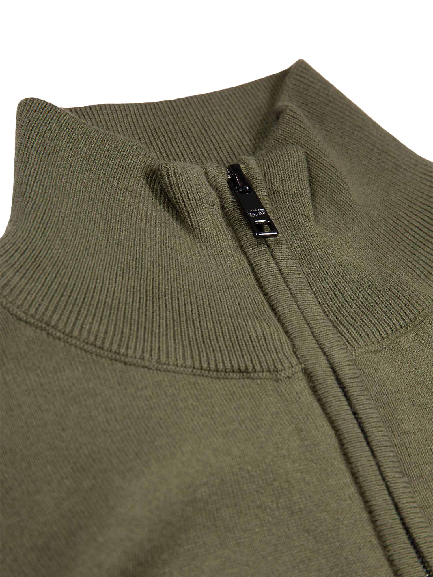 Product image 6 of 6, which shows LUKE 1977 Half Zip Cotton Jumper, Clover, S