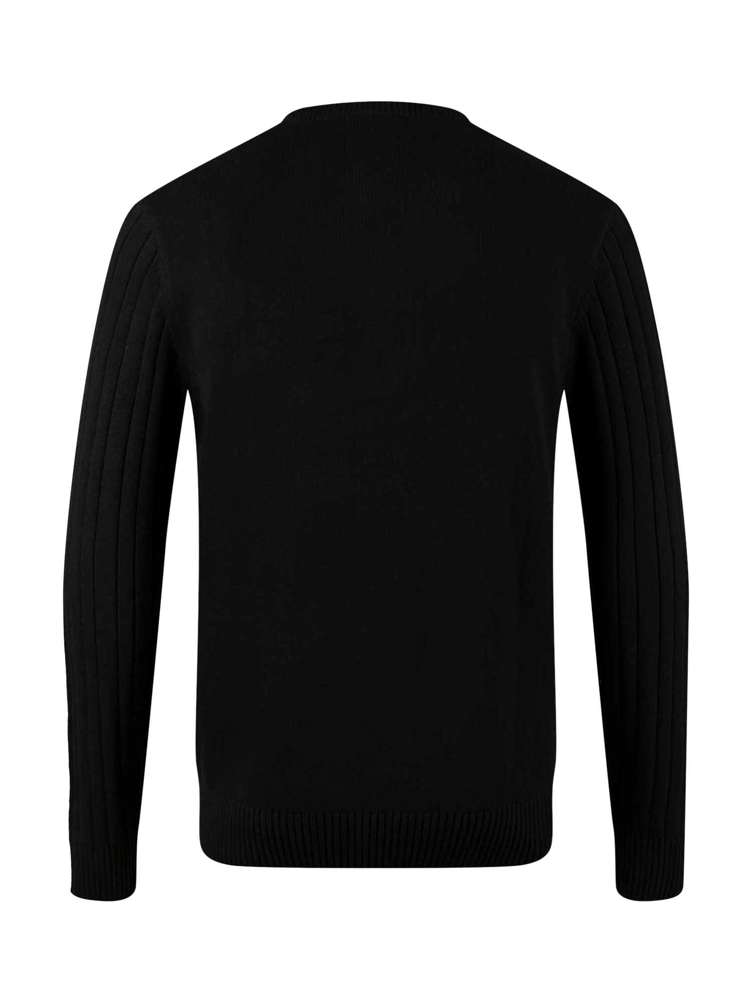 Product image 5 of 6, which shows LUKE 1977 Mitcham Cable Knit Jumper, Black, S