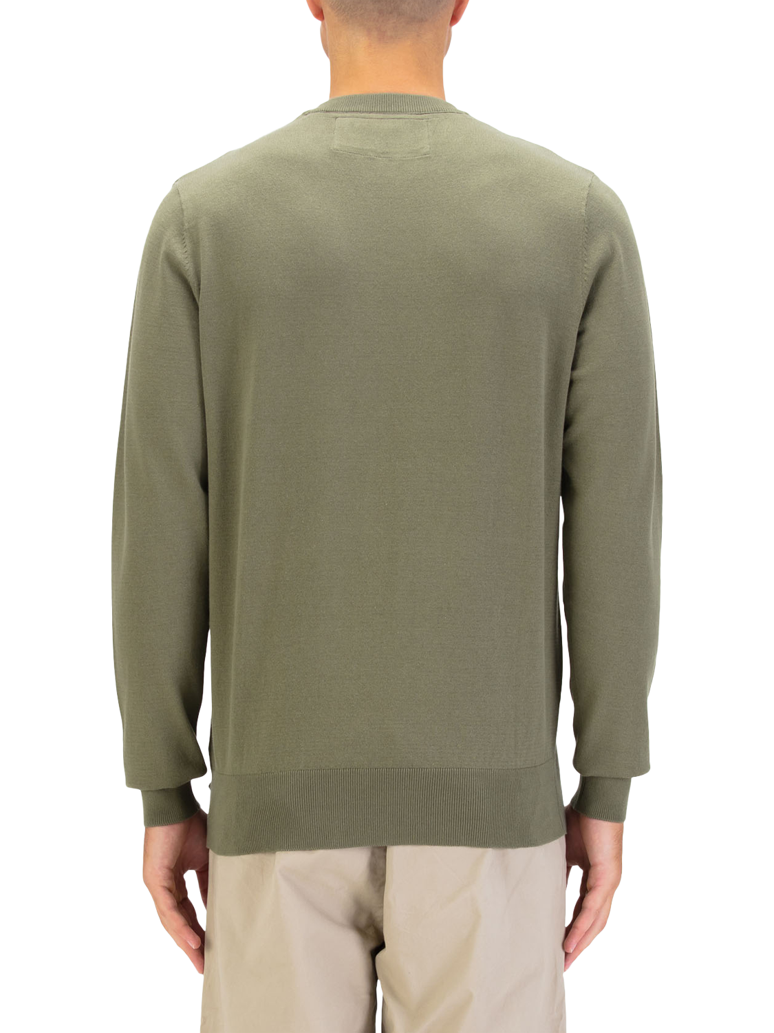 Product image 2 of 6, which shows LUKE 1977 Crew Neck Cotton Jumper, Clover, S