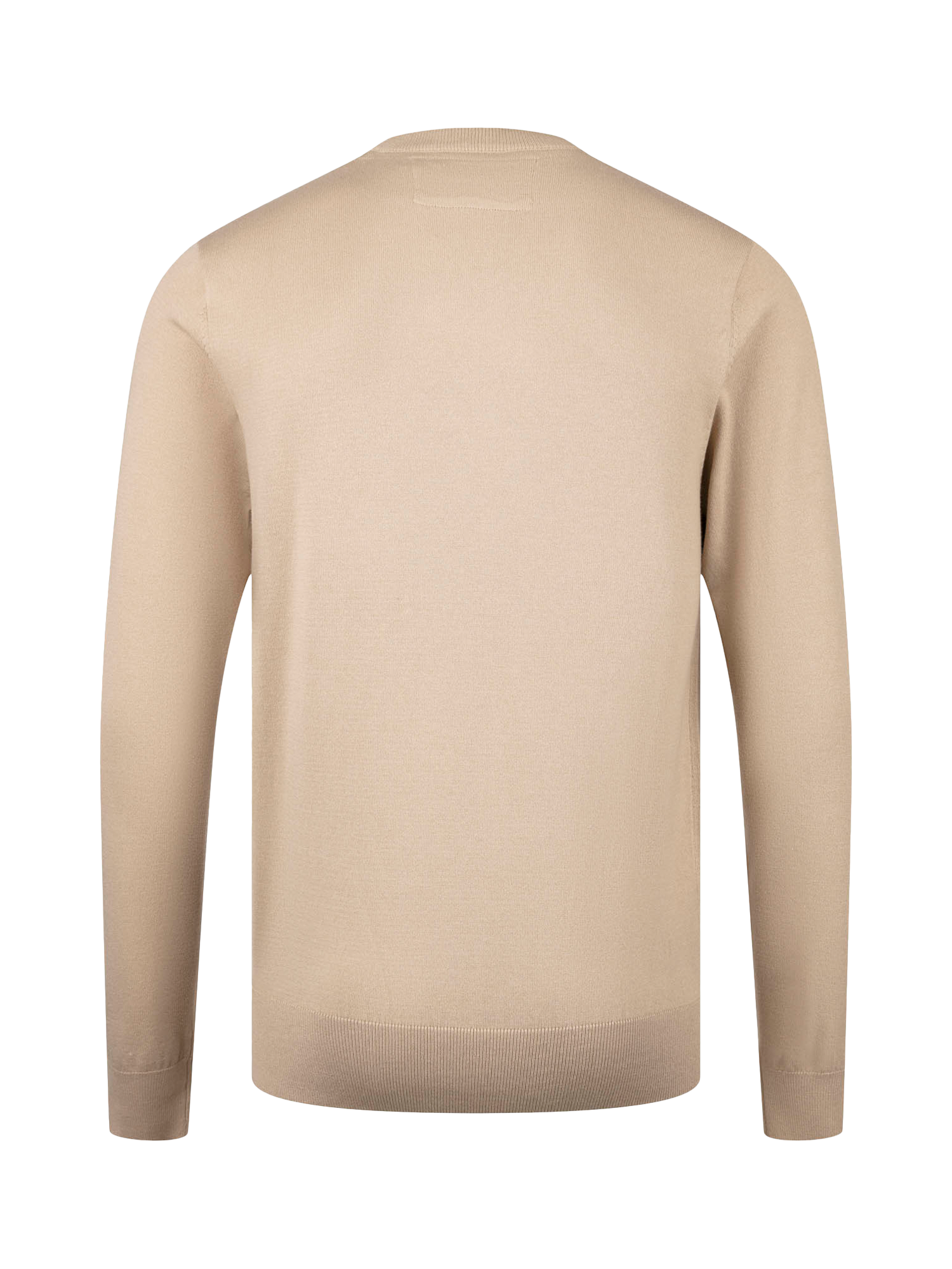 Product image 5 of 6, which shows LUKE 1977 Crew Neck Cotton Jumper, Fawn, S