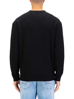 LUKE 1977 Crew Neck Jumper, Black - view 2, Black