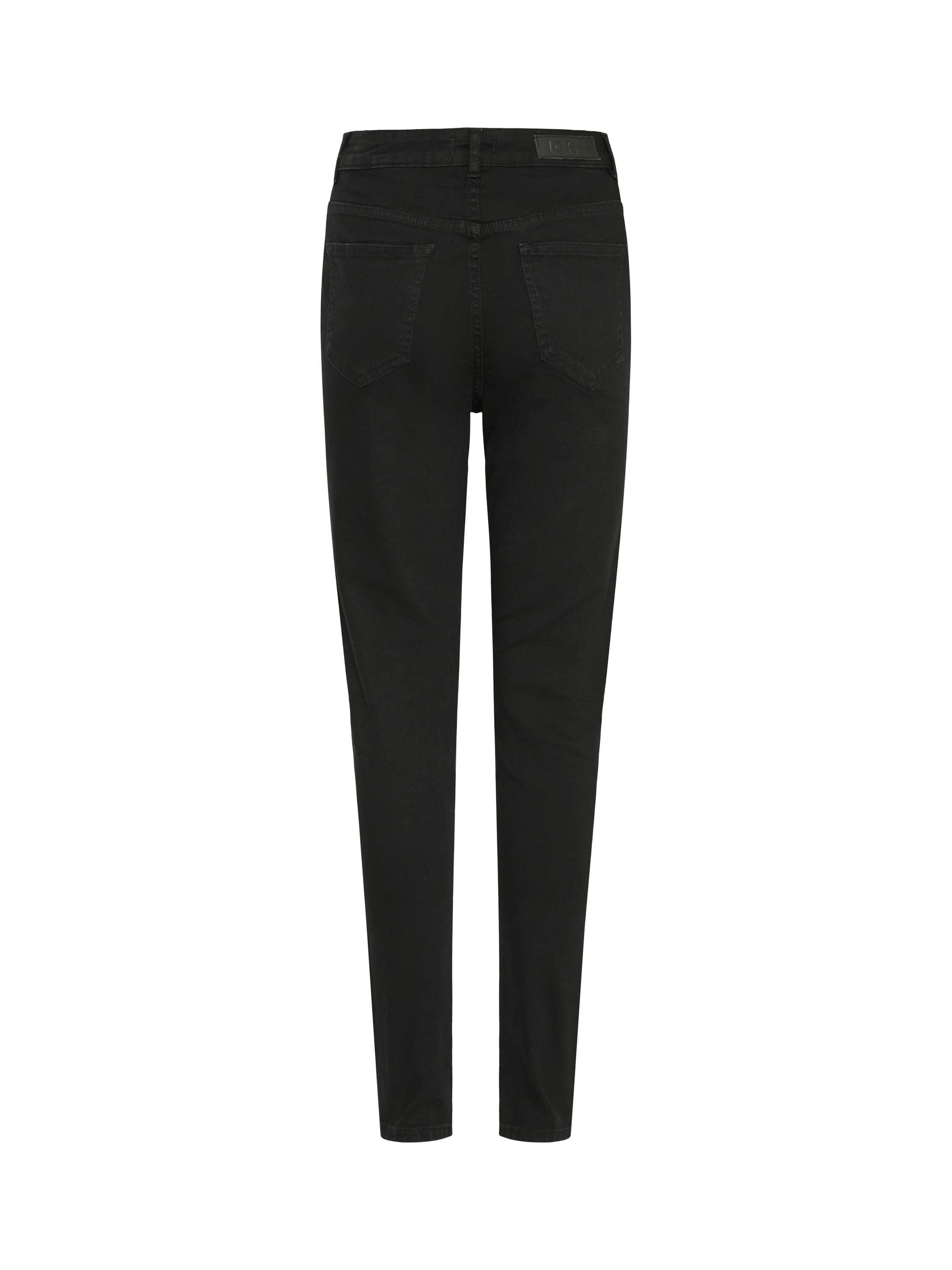 Product image 6 of 7, which shows ICHI Twiggy Cotton Blend Slim Jeans, Black, 26R