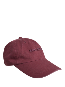 Smith & Soul Soul Studio Baseball Cap, Black, Bordeaux