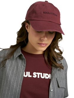 Smith & Soul Soul Studio Baseball Cap, Black - view 2, Bordeaux