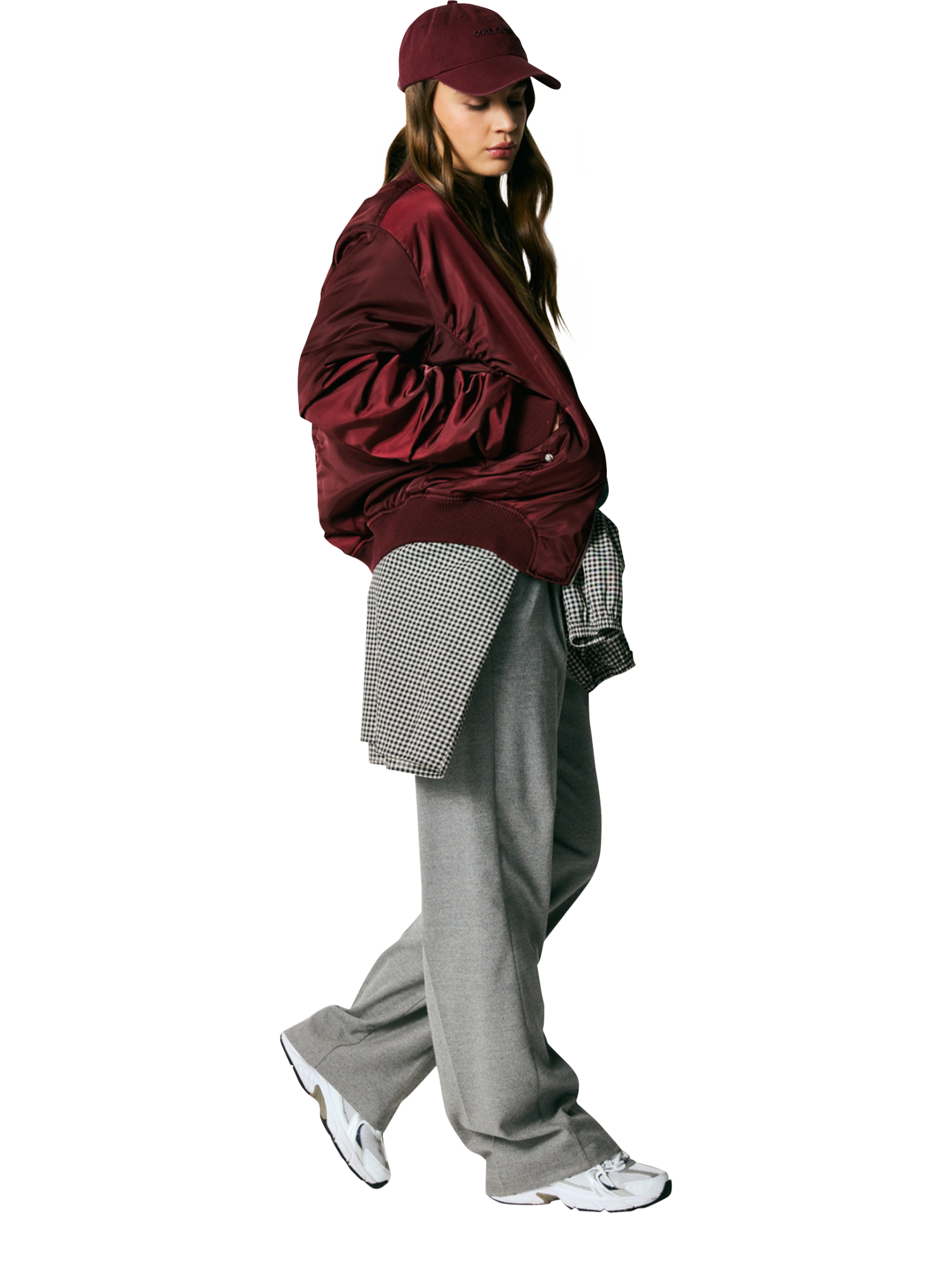 Product image 5 of 6, which shows Smith & Soul Soul Studio Baseball Cap, Bordeaux, One Size