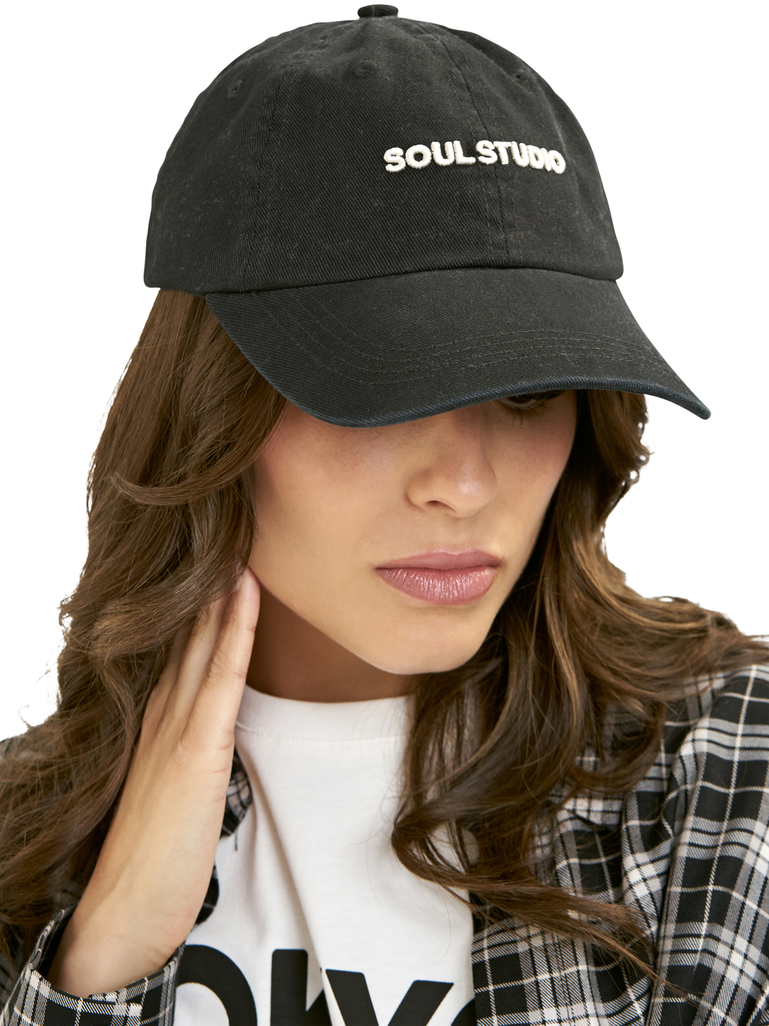 Product image 2 of 5, which shows Smith & Soul Soul Studio Baseball Cap, Black, One Size