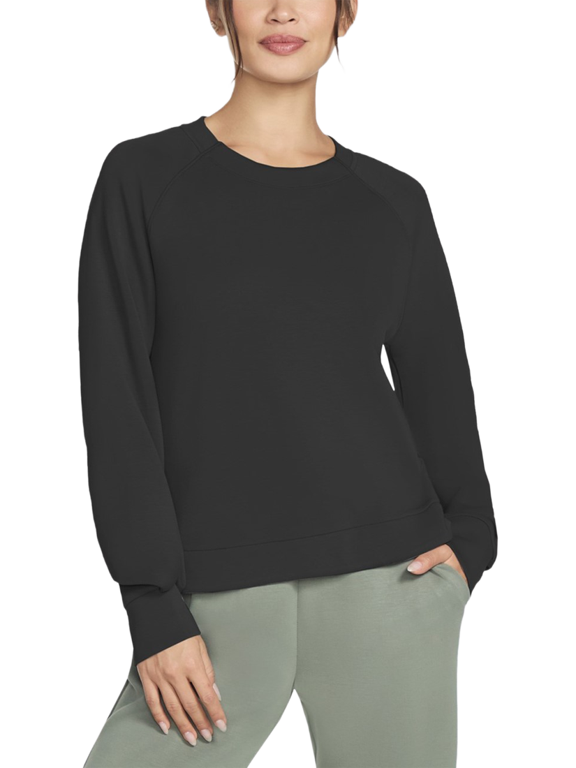 Product image 1 of 3, which shows Skechers Skechluxe Elevate Crew, Black, S