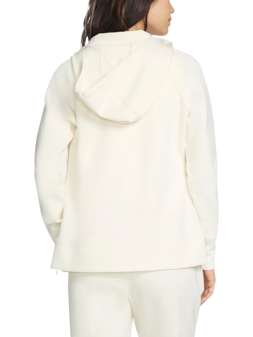 Product image 2 of 3, which shows Skechers Skechluxe Elevate Hooded Jacket, Off White, S