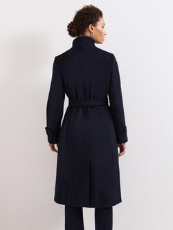 Phase Eight Dakota Wool Blend Coat, Navy - view 2, Navy
