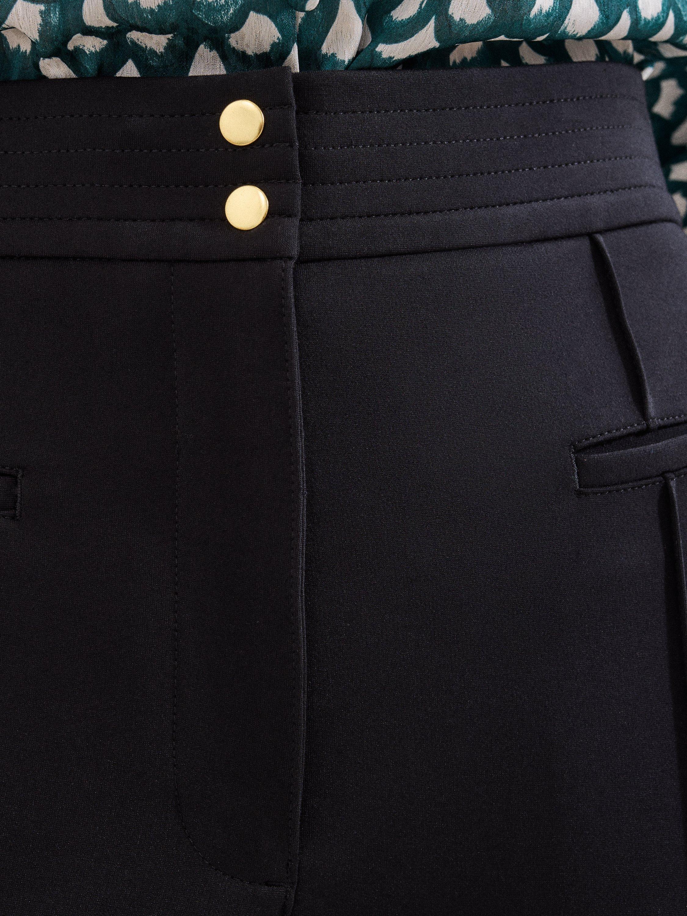 Product image 4 of 8, which shows Phase Eight Keri Ponte Trousers, Black, 8