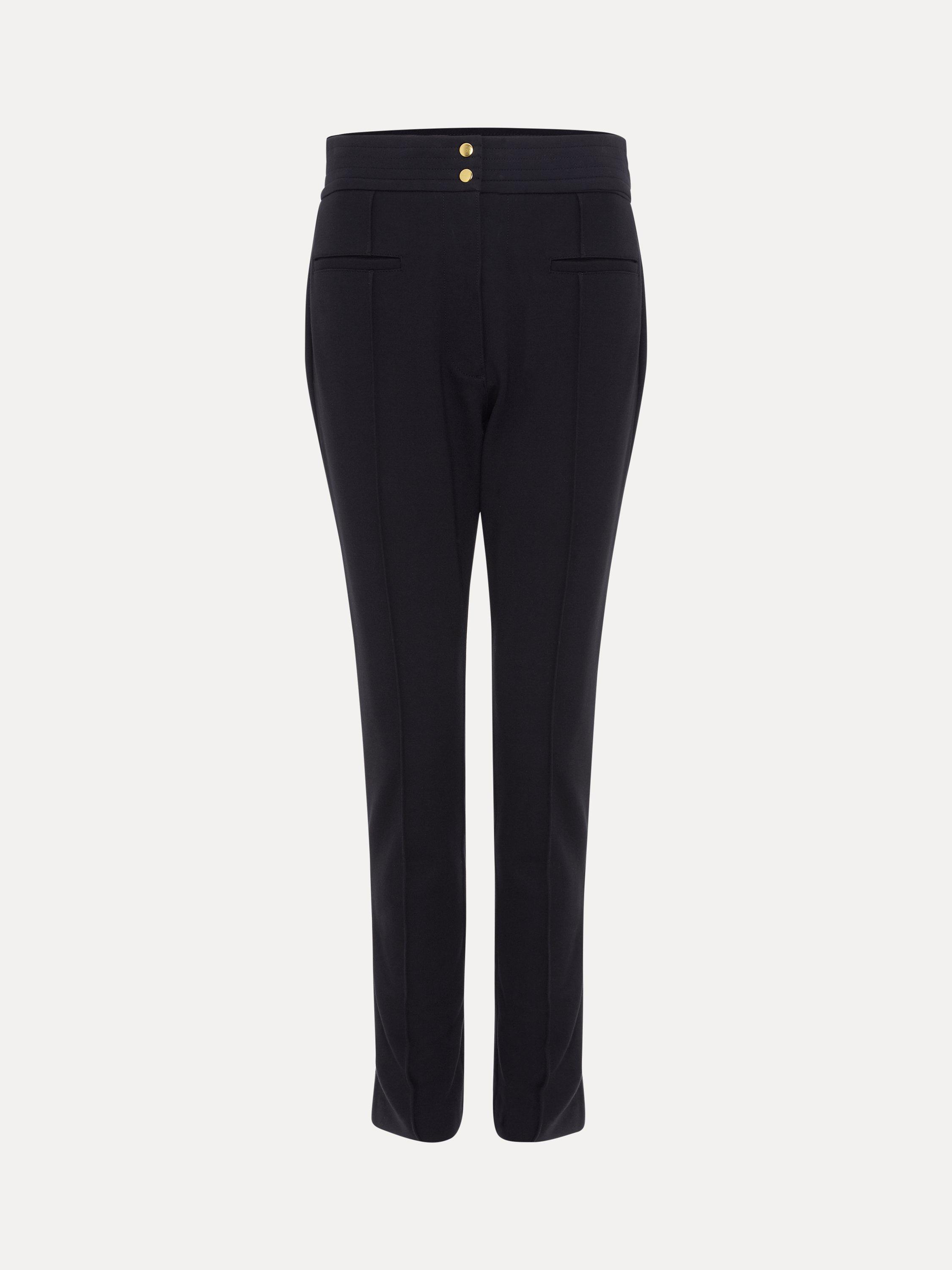 Product image 5 of 8, which shows Phase Eight Keri Ponte Trousers, Black, 8
