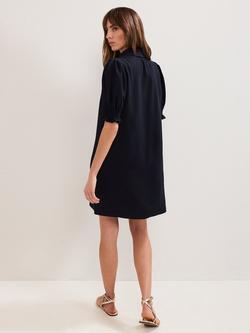 Phase Eight Candice Scallop Dress - view 2, Navy