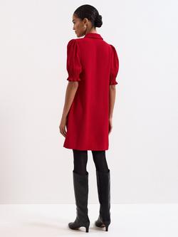 Phase Eight Candice Scallop Dress - view 2, Red