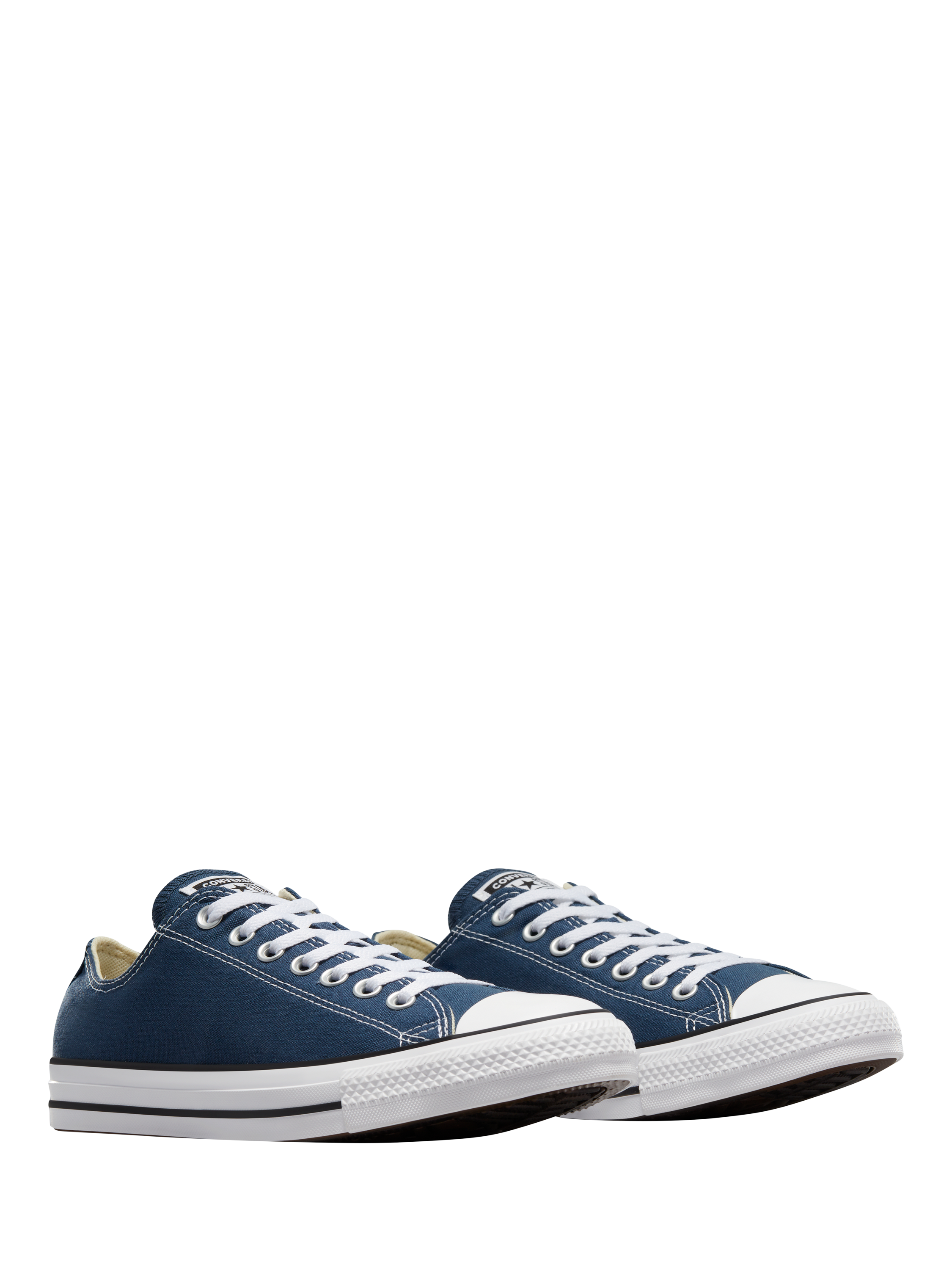 Product image 2 of 4, which shows Converse Chuck Taylor All Star Low Top Trainers, Navy, 8