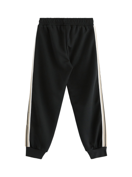 Lindex Kids' Sporty Drawstring Joggers, Offblack - view 2, Offblack