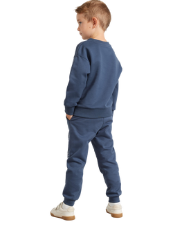 Lindex Kids' Cotton Spiderman Joggers, Dark Blue - view 2, Dark Blue