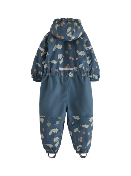 Lindex Baby Padded Waterproof Snowsuit, Dark Blue - view 2, Dark Blue