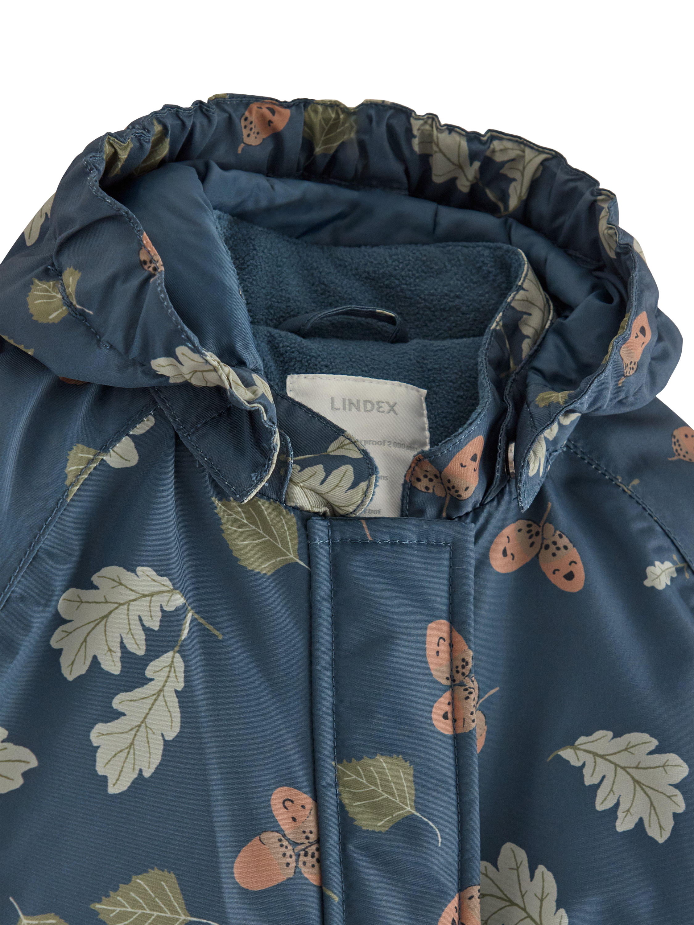 Product image 3 of 3, which shows Lindex Baby Padded Waterproof Snowsuit, Dark Blue, 12-18 months