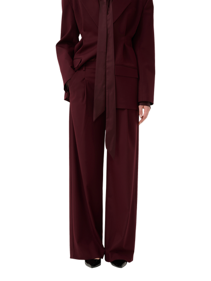 Gestuz Paula Wide Leg Trousers, Aronia, Aronia