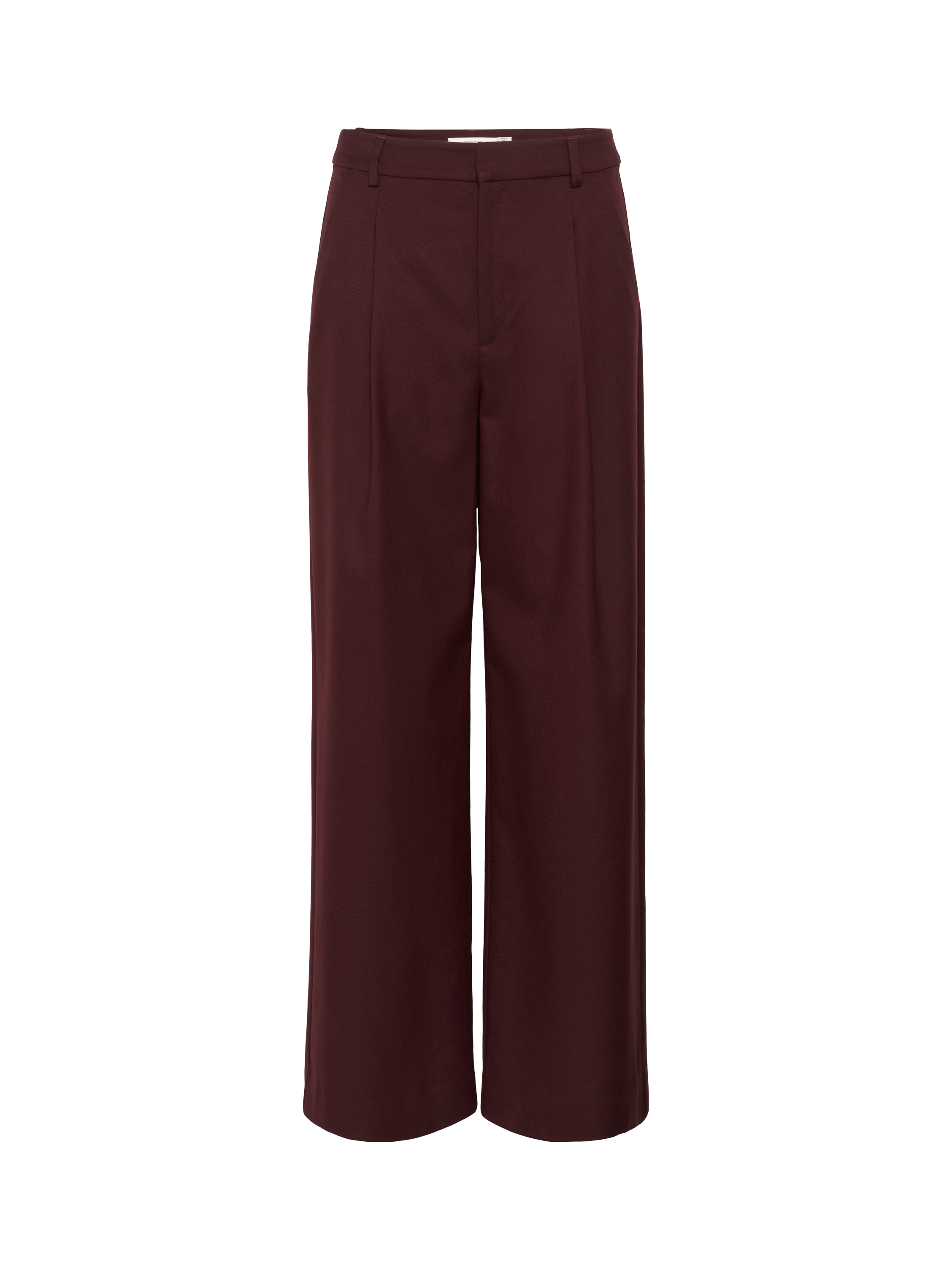 Product image 5 of 6, which shows Gestuz Paula Wide Leg Trousers, Aronia, 6