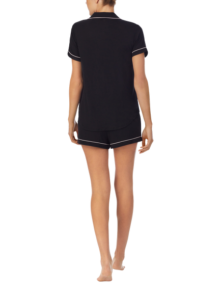 kate spade new york Dream A Little Dream Short Pyjama Set, Black - view 2, Black