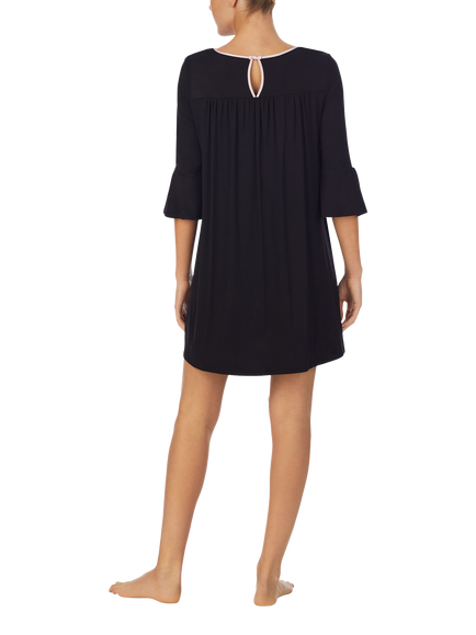 kate spade new york Evergreen Sleepshirt, Black - view 2, Black
