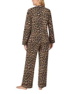 kate spade new york Dancing Leopard Button Through Long Pyjama Set, Multi - view 2, Multi