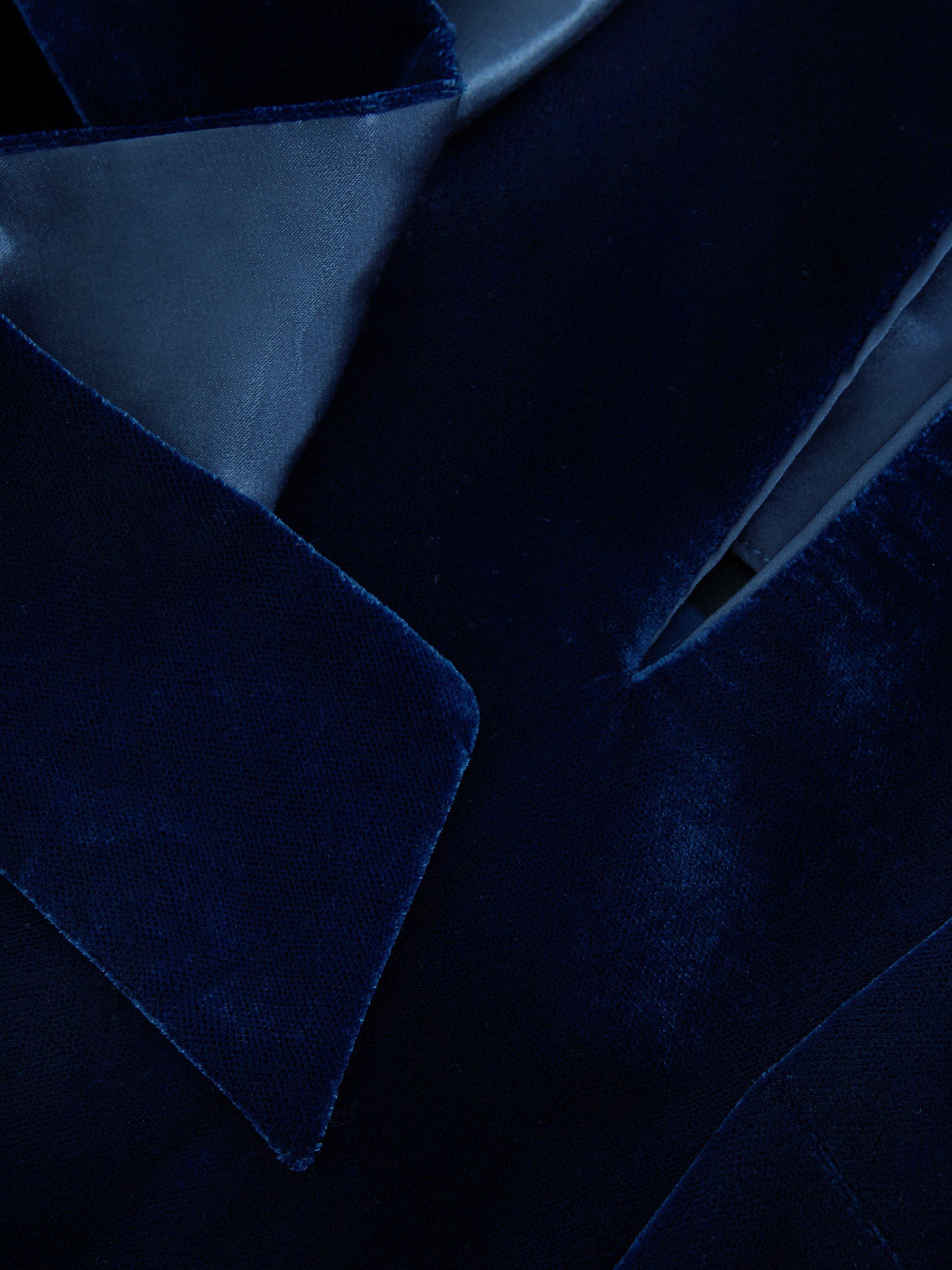 Product image 6 of 10, which shows Phase Eight Eilish Sleeveless Halter Neck Blouse, Navy, 8