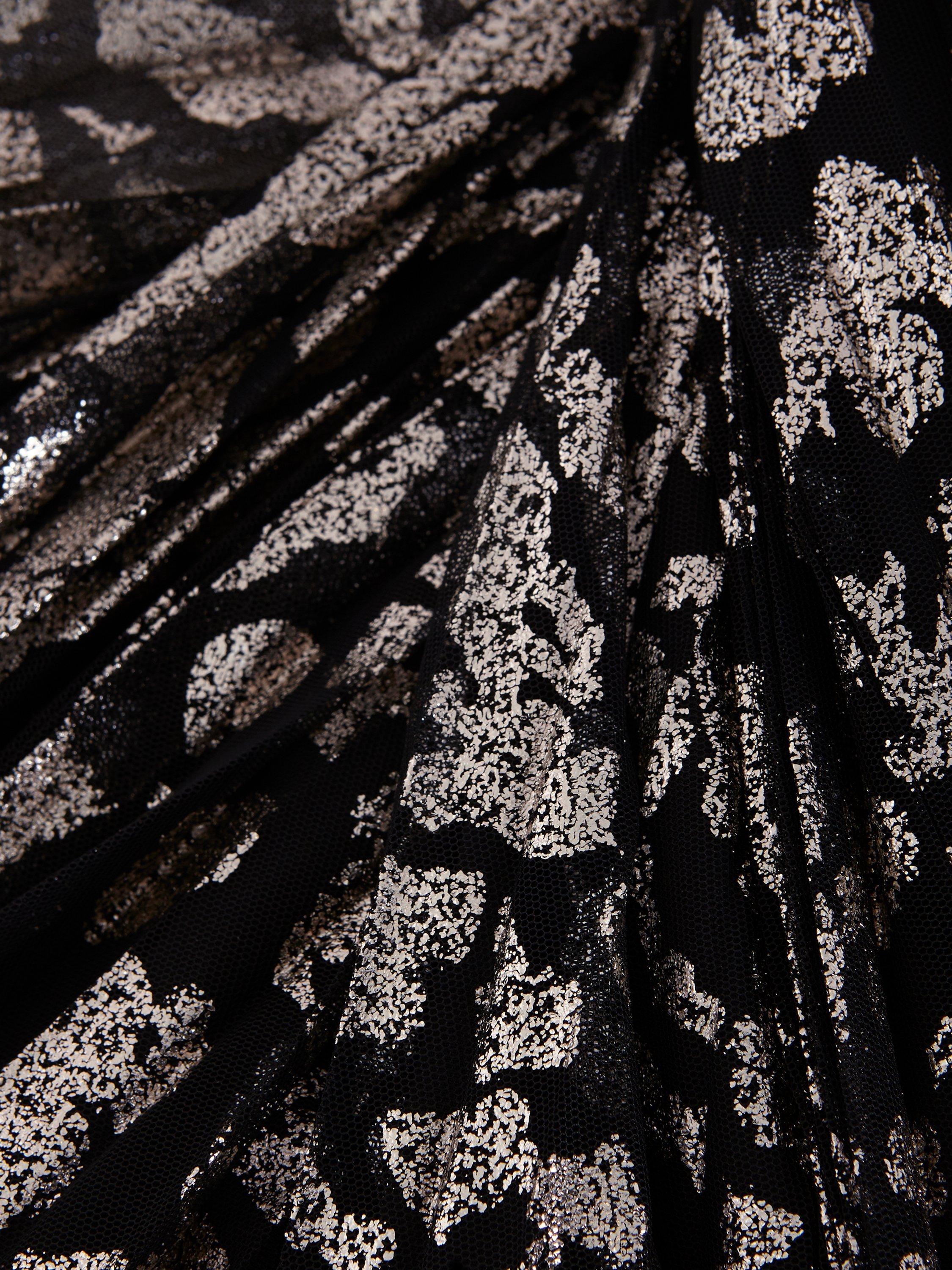 Product image 6 of 8, which shows Phase Eight Edie Pleated Skirt, Black, 8