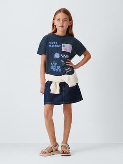 John Lewis Kids' Fruit Market Graphic T-Shirt, Multi - view 2, Multi