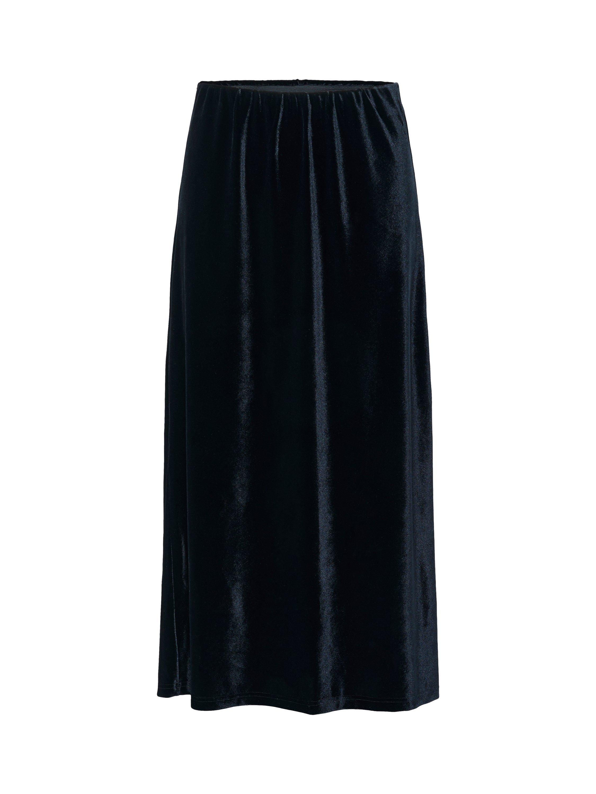 Product image 5 of 6, which shows KAFFE Kelly Skirt, Deep Black, XS