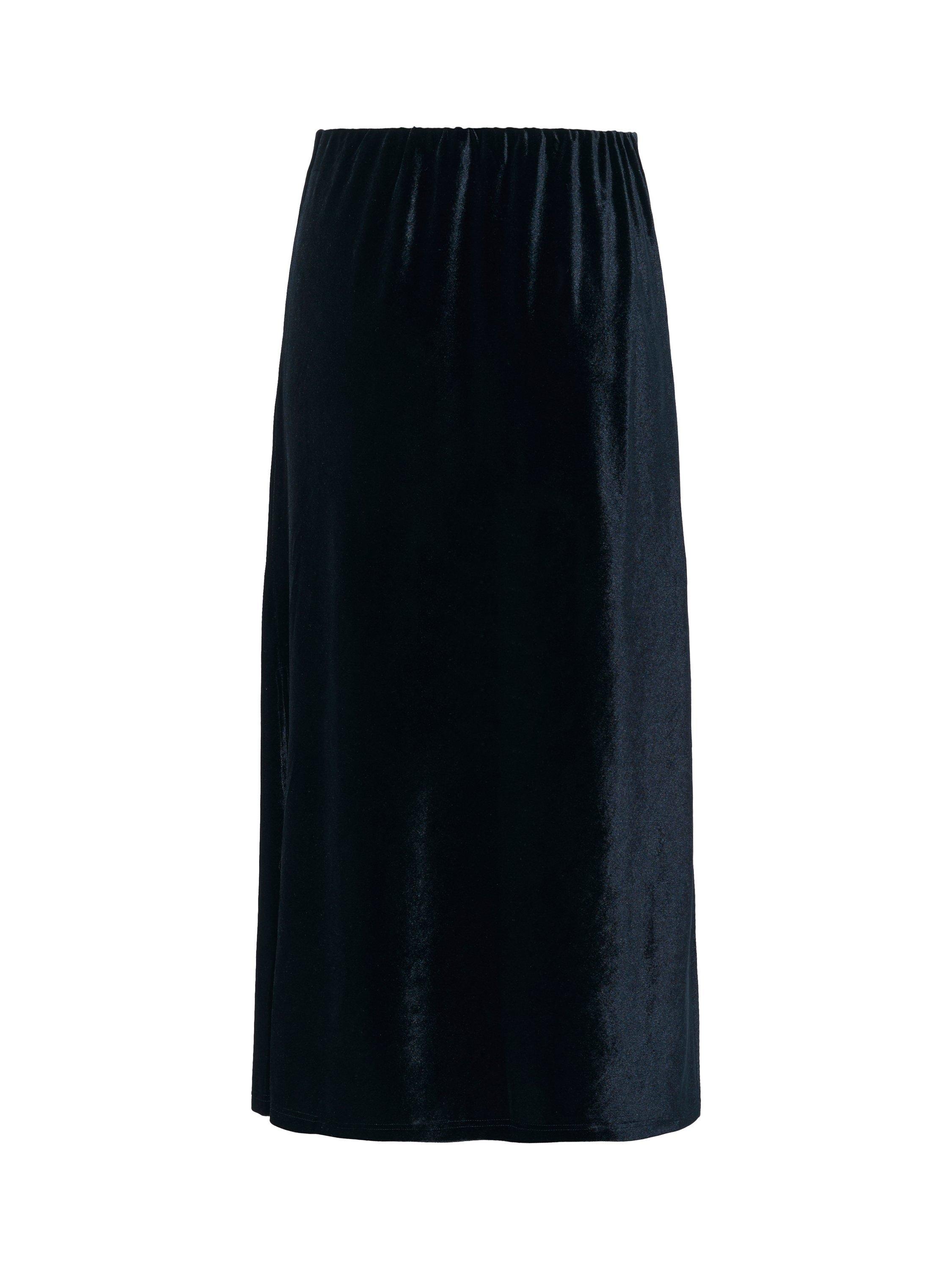 Product image 6 of 6, which shows KAFFE Kelly Skirt, Deep Black, XS
