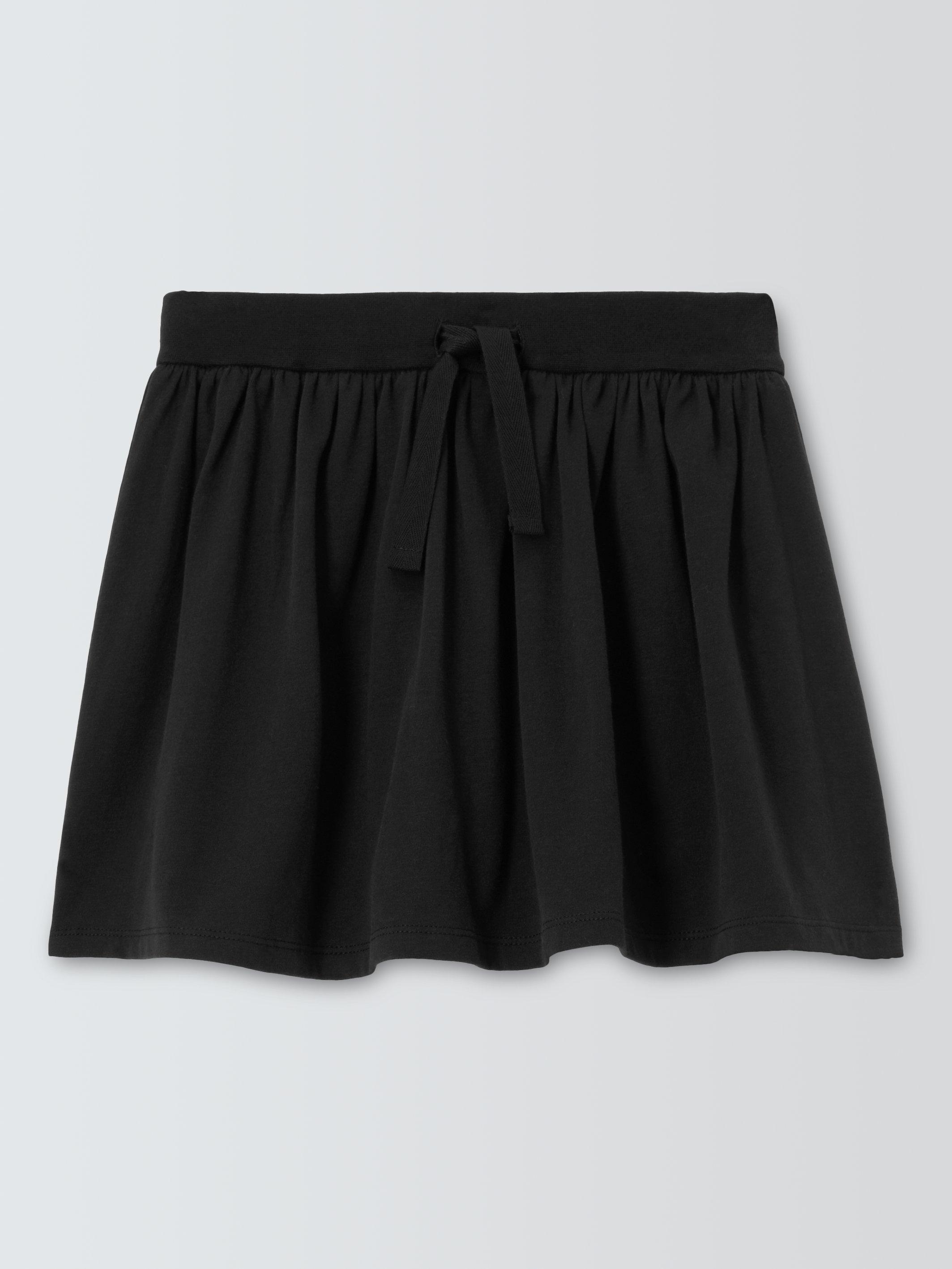 Product image 3 of 7, which shows John Lewis Kids' Jersey Skorts, Black, 3 years