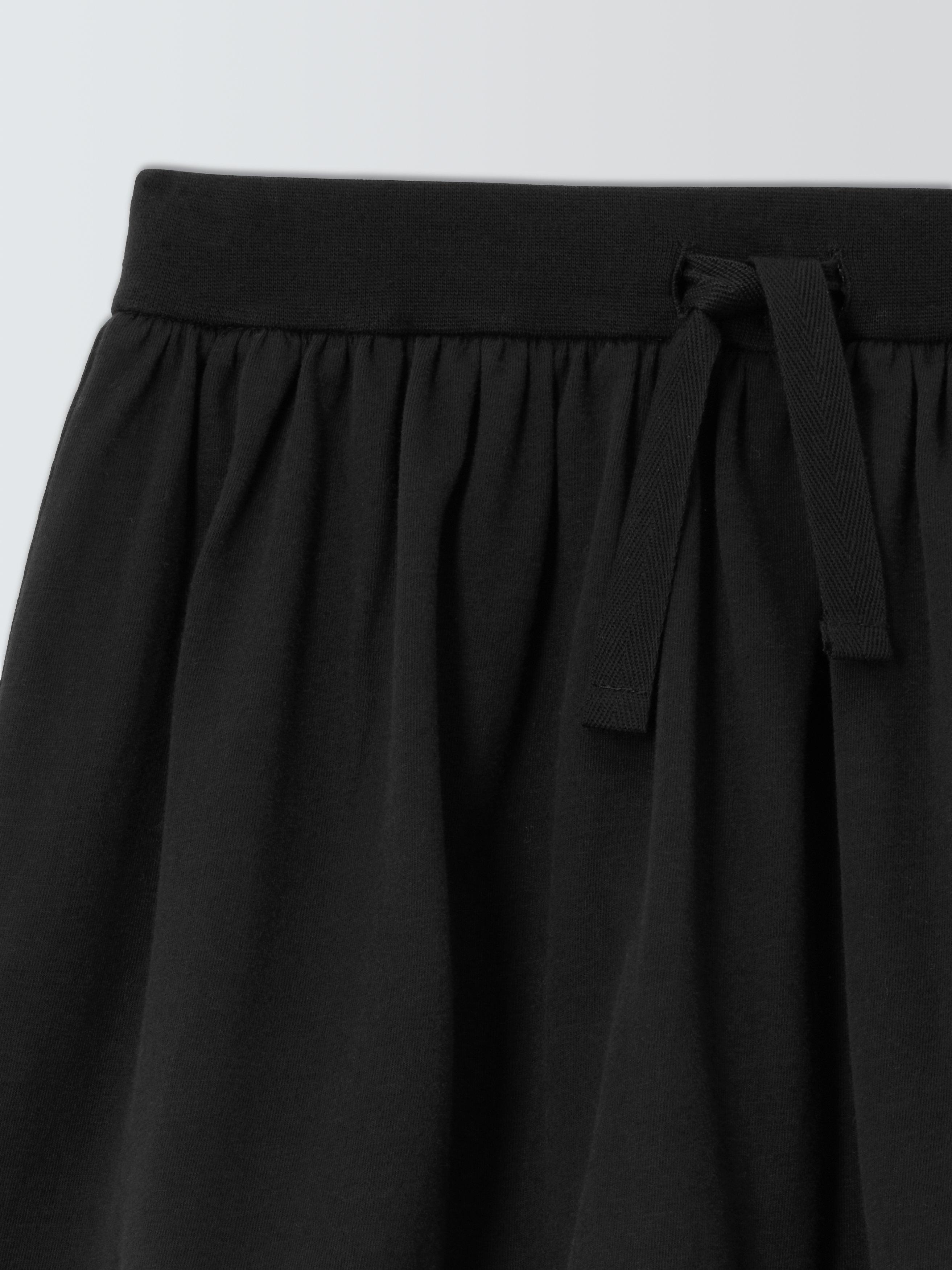 Product image 7 of 7, which shows John Lewis Kids' Jersey Skorts, Black, 3 years