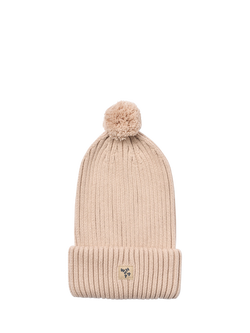 WHEAT Kids' Habar Cotton Beanie Hat, Rose Powder