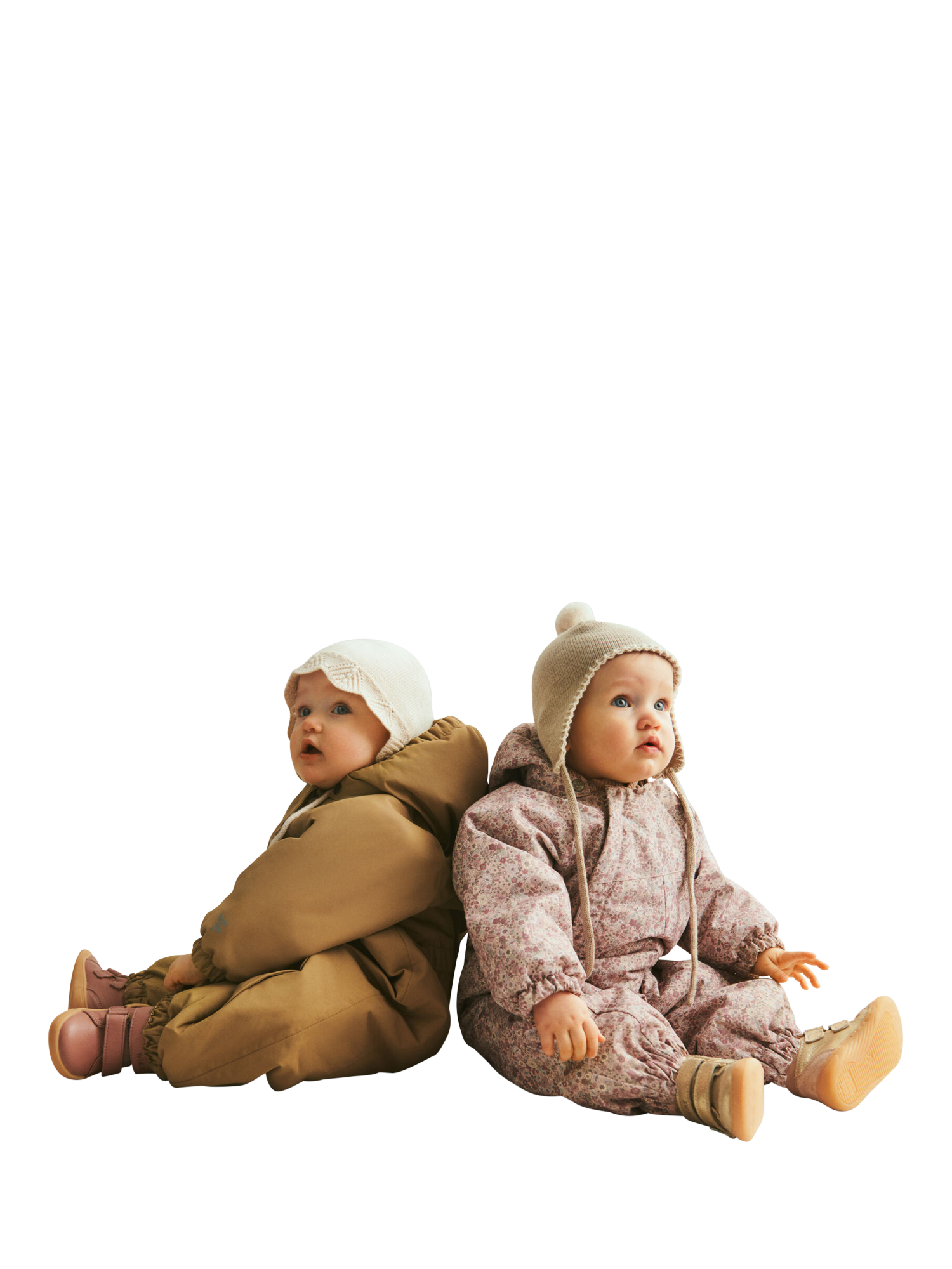 Product image 3 of 3, which shows WHEAT Baby Merino Wool Knitted Hat, Warm Sand, 1-3 months