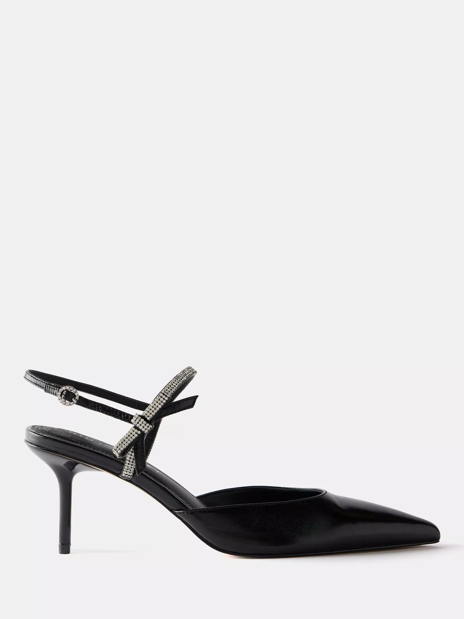 Dress Shoes Kitten Heel Party Shoes Lexie-2 Dressy Heels Black GLITTER  FASHION