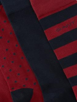 GANT Mixed Cotton Blend Socks, Pack of 4 Gift Box - view 2, Multi Multi