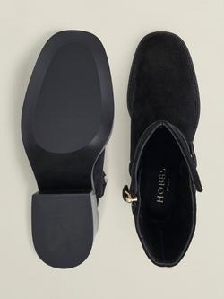 Hobbs Sydney Block Heel Round Toe Boot - view 2, Black