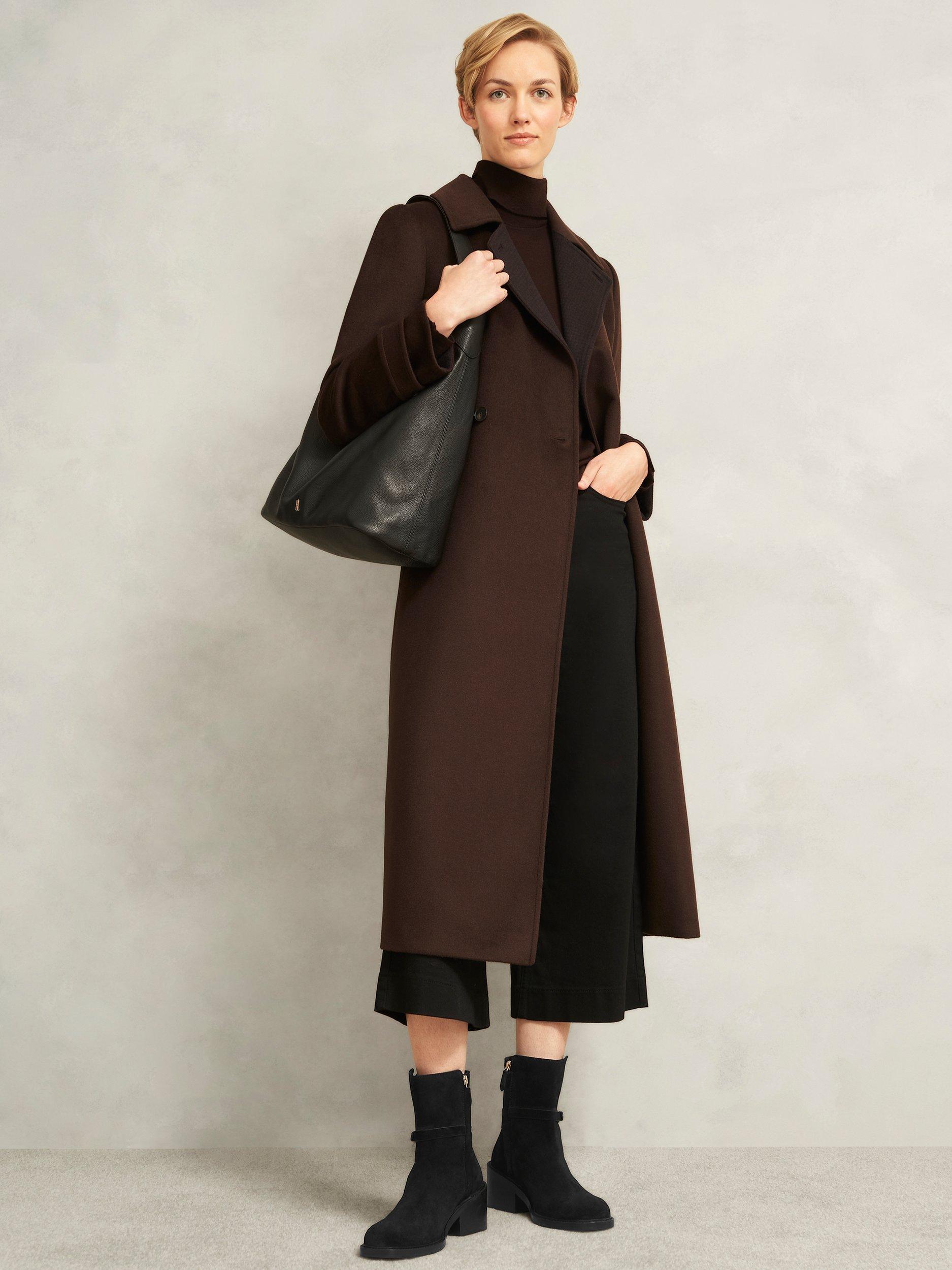 Product image 6 of 6, which shows Hobbs Sydney Block Heel Round Toe Boot, Black, 4